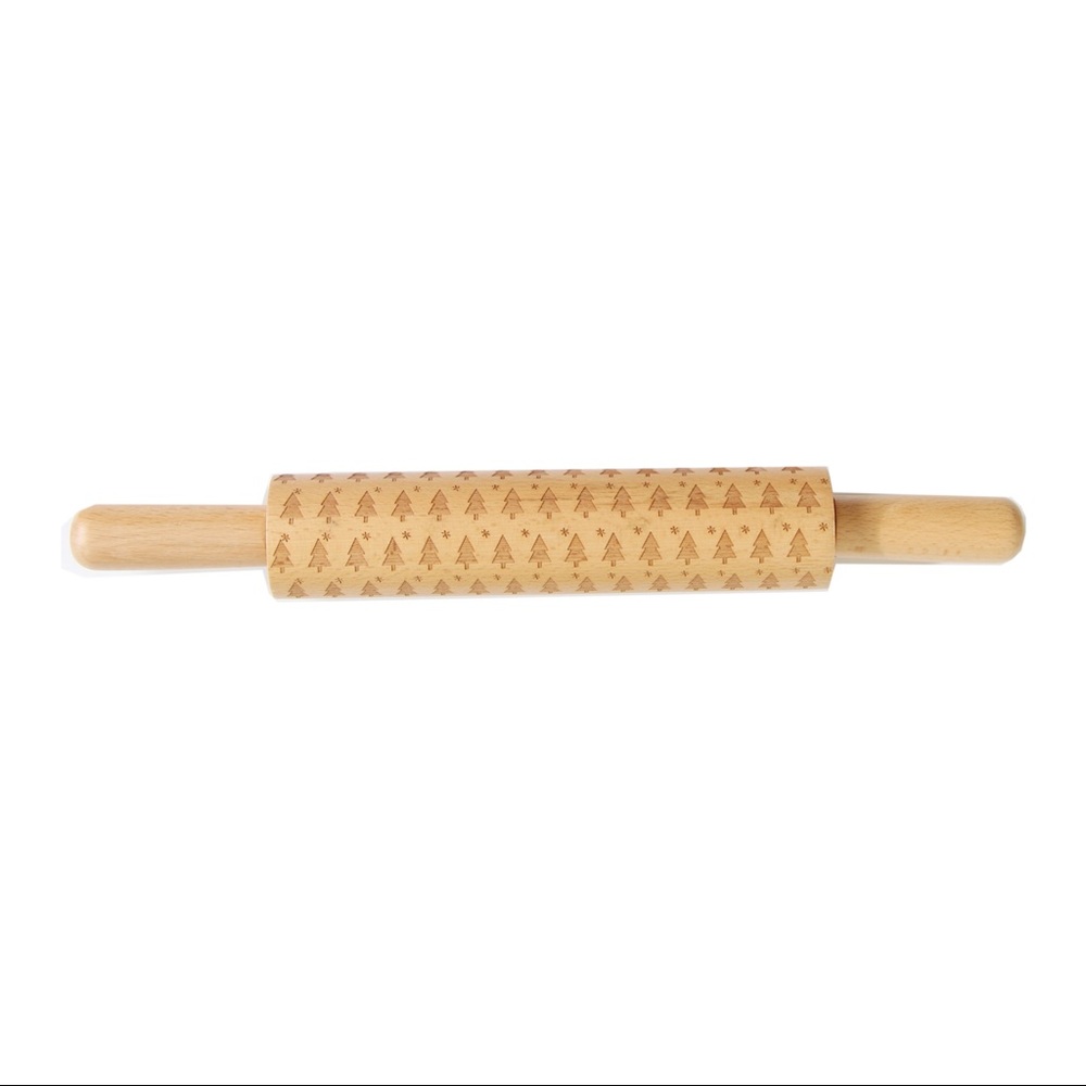Christmas Tree Embossed Rolling Pin